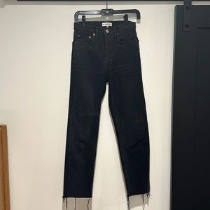 Re/Done Black High Waisted Jeans